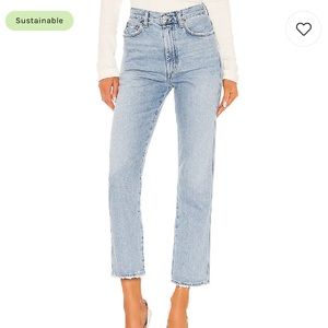 Agolde pinch waist high rise kick jeans